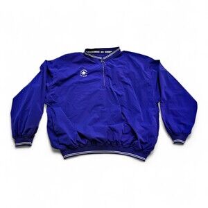 Vintage Converse Chuck Taylor Purple Quarter-Zip Windbreaker XL